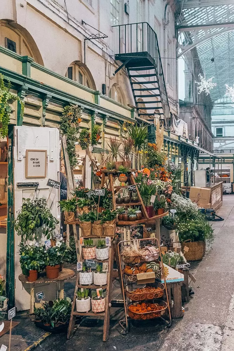 Bristol City Guide - Best Things to do in Bristol - St. Nicolas Market florist