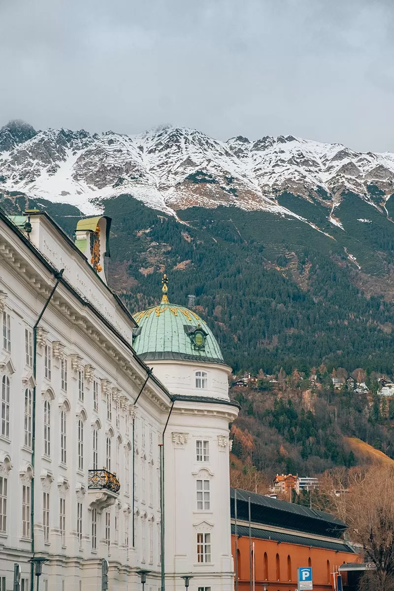 Best things to do in Innsbruck Austria - Hofburg Palace and Alps