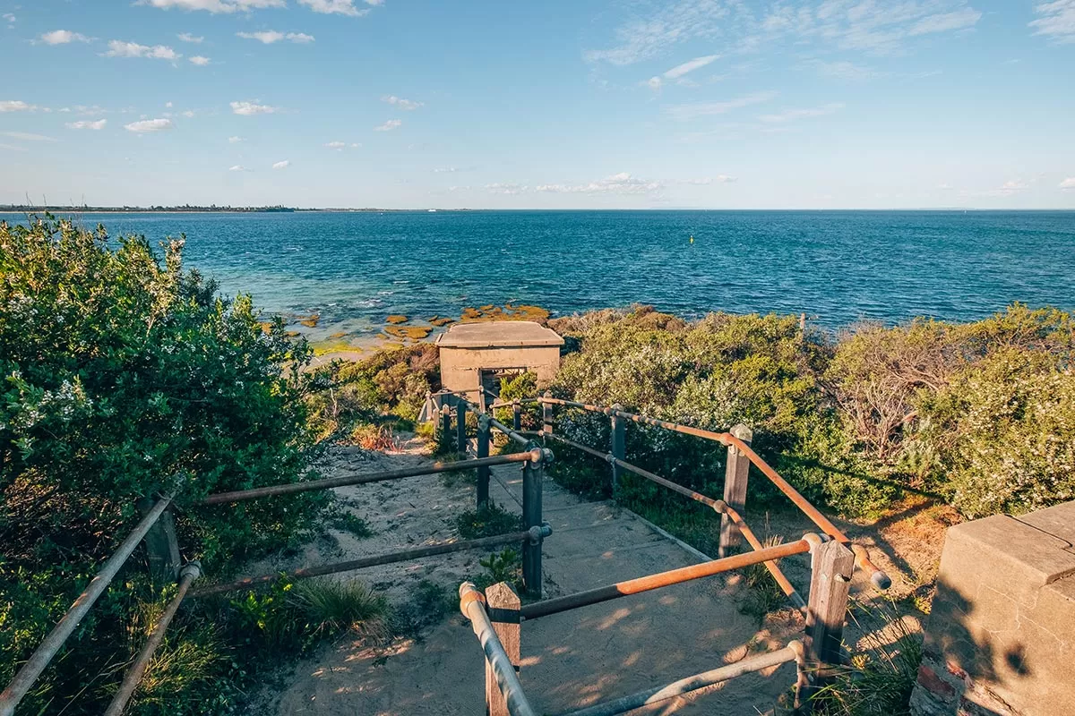 Things to do in Point Nepean National Park - Battery at the tip of Point Nepean National Park overlooking The Rip