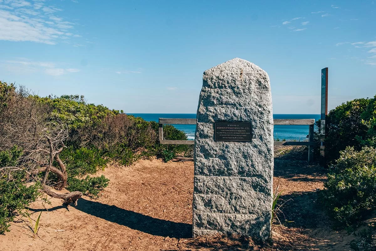 Things to do in Point Nepean National Park - Cheviot Hill Harold Holt Memorial