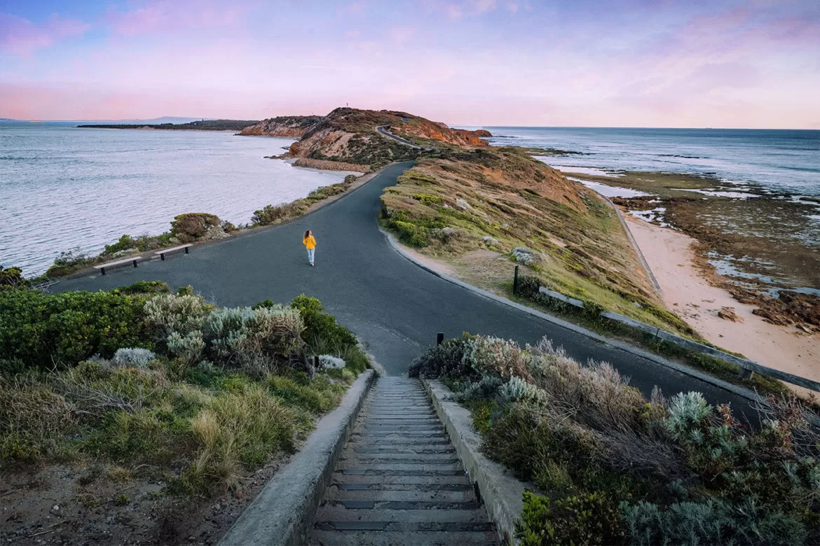 Things to do in Point Nepean National Park - View from Fort Nepean sunset