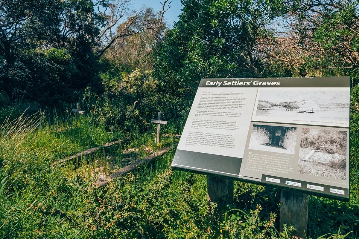 Top things to do on the Mornington Peninsula - Collins Settlement at Sullivan Bay - Early Settlers Graves