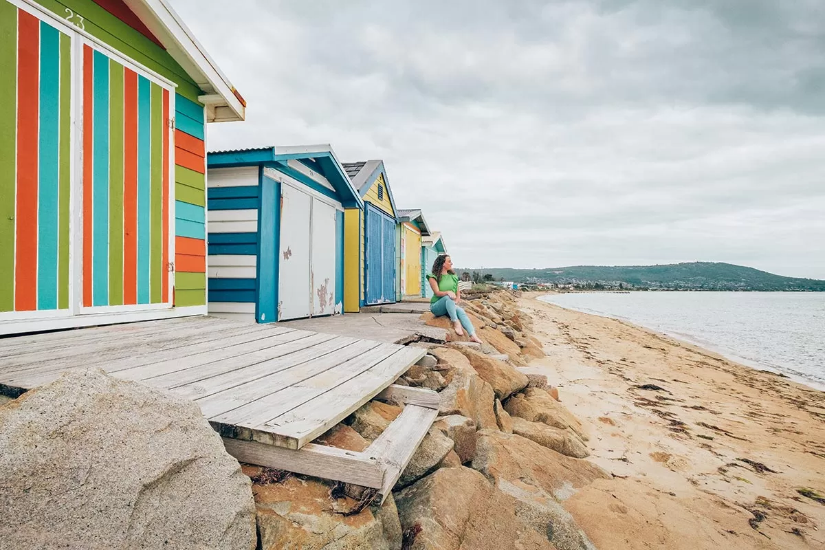 Top things to do on the Mornington Peninsula - Safety Beach beach boxes