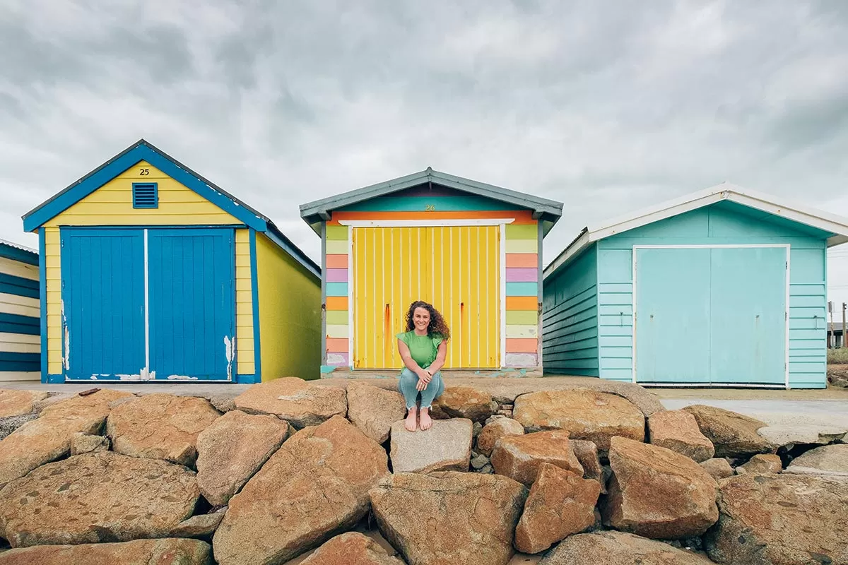Top things to do on the Mornington Peninsula - Safety Beach colourful beach boxes