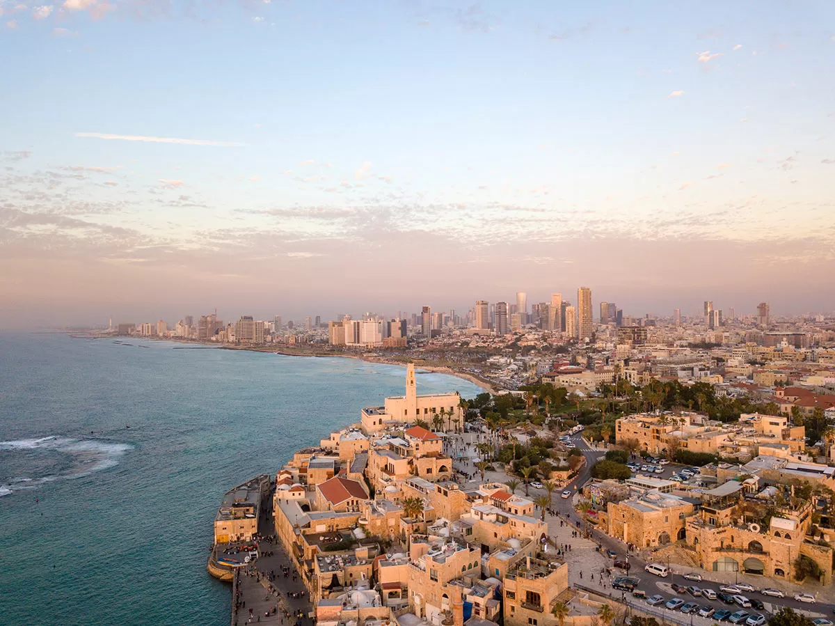 100 Common Hebrew Phrases - View of Tel Aviv coastline