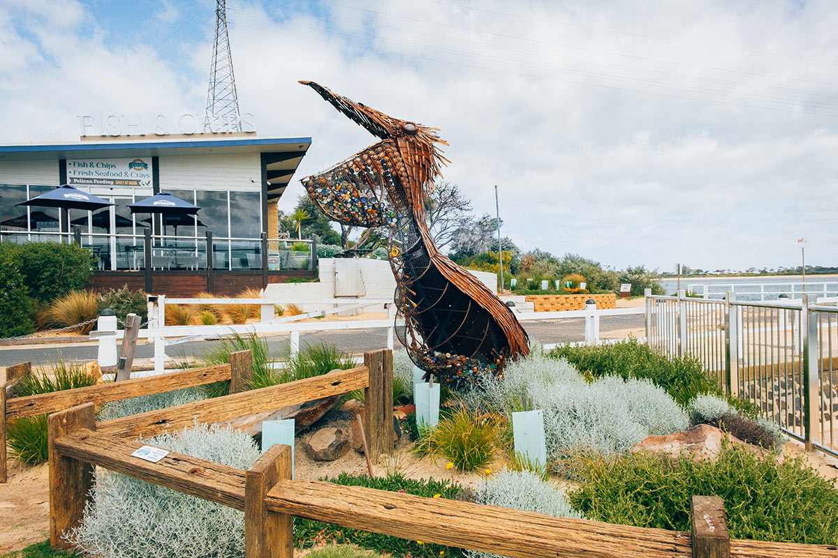 Best things to do in Phillip Island - San Remo Fishmans Co-op Pelican Sculpture