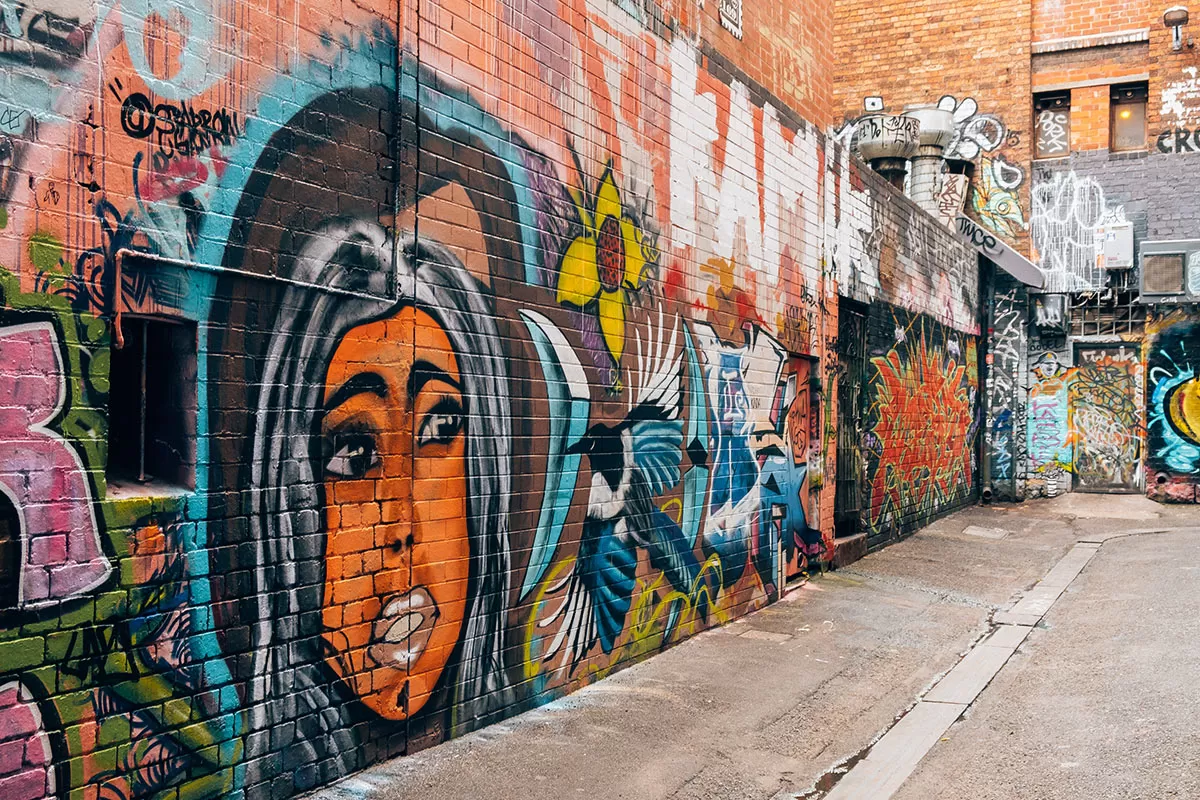 Melbourne Street Art Map - Croft Alley Graffiti