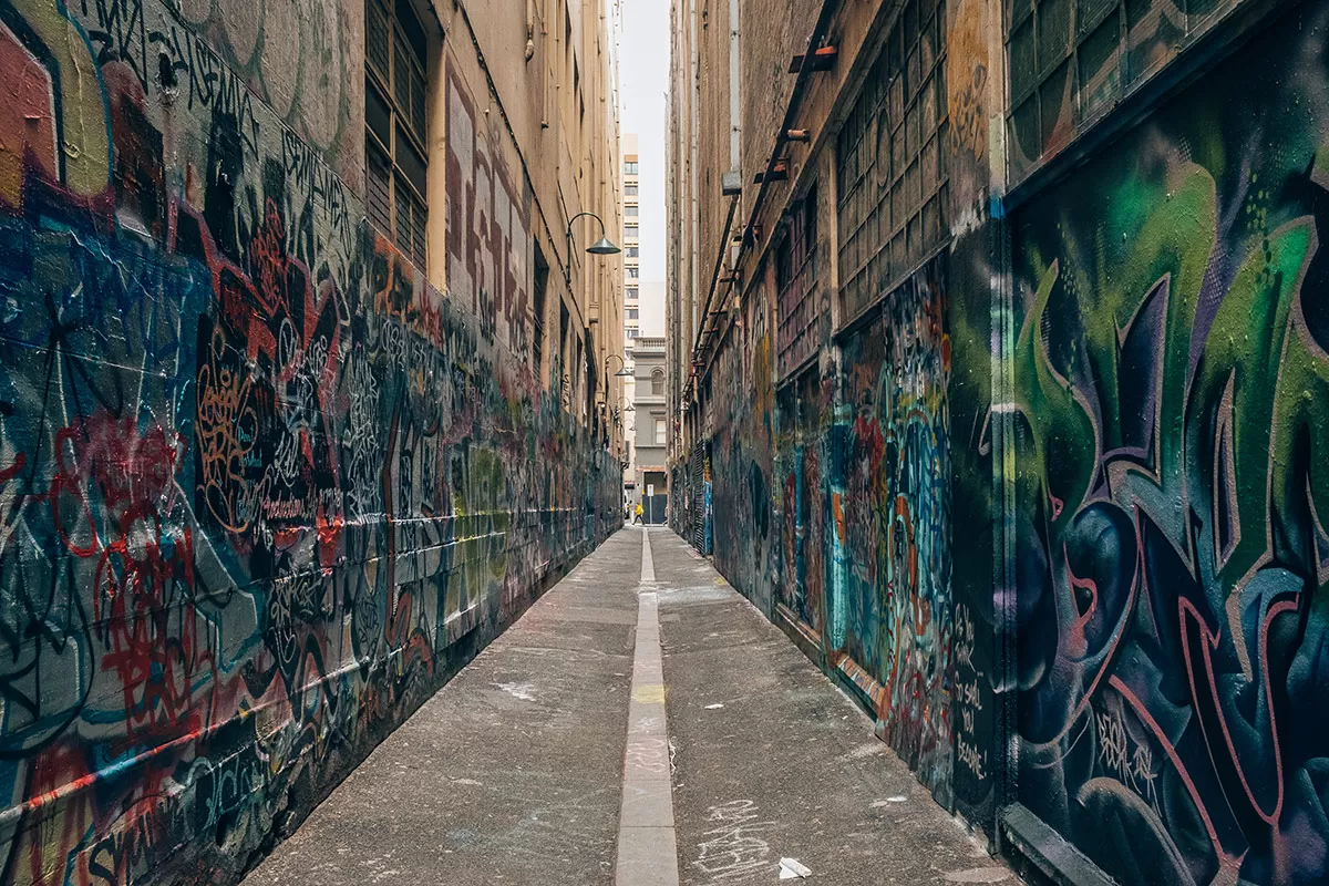 Melbourne Street Art Map - Union Lane