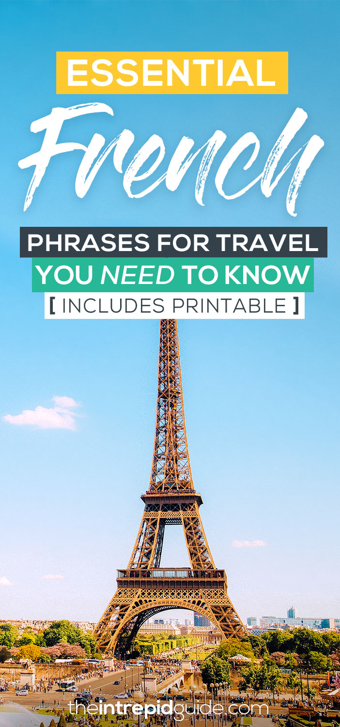 travel french word