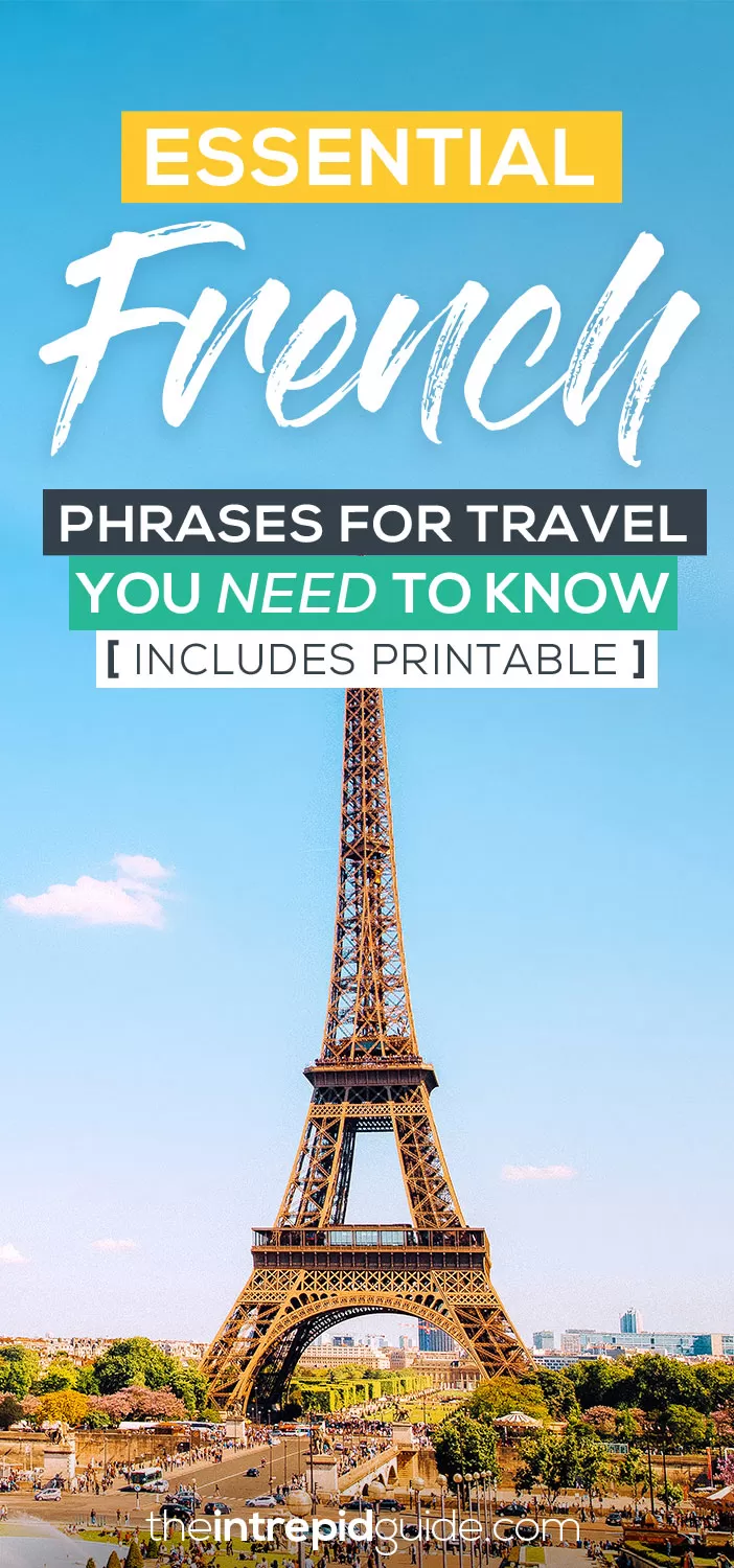 french to travel