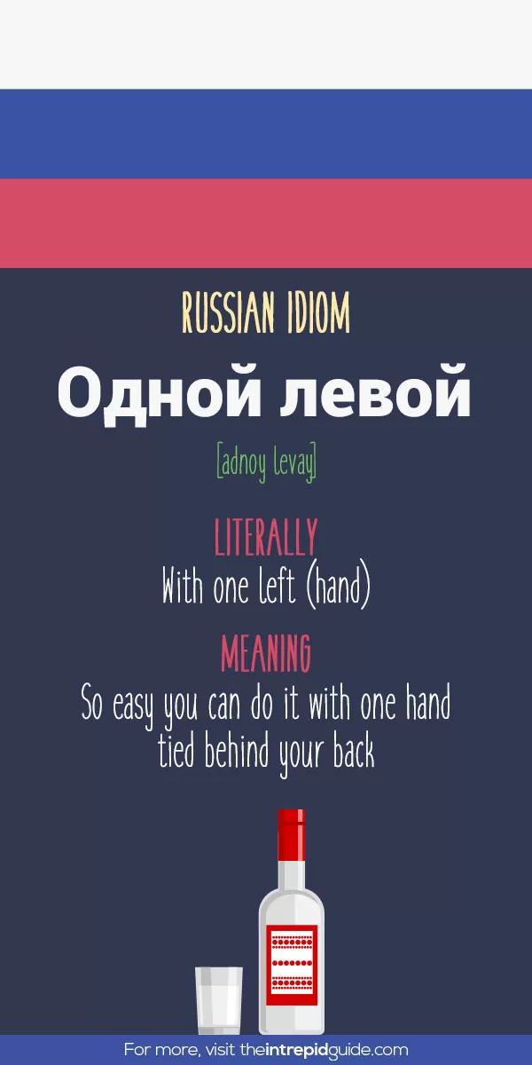 Russian Idioms - with one left hand