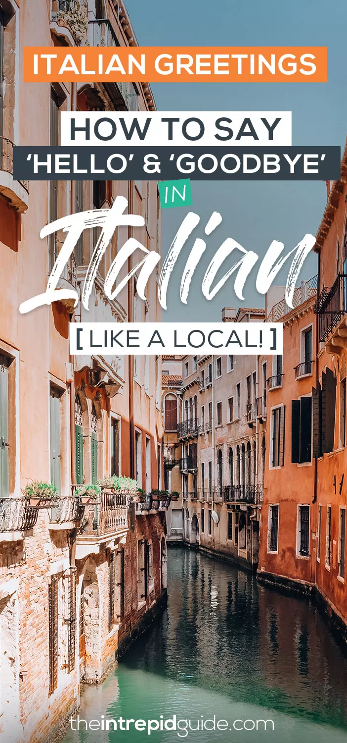 Italian Greetings - How to Say Hello in Italian Like a Local