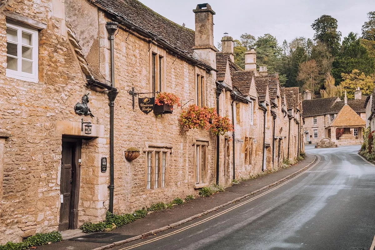 Best Things to Do in Castle Combe - The Cotswolds - Row of cottages on the main road