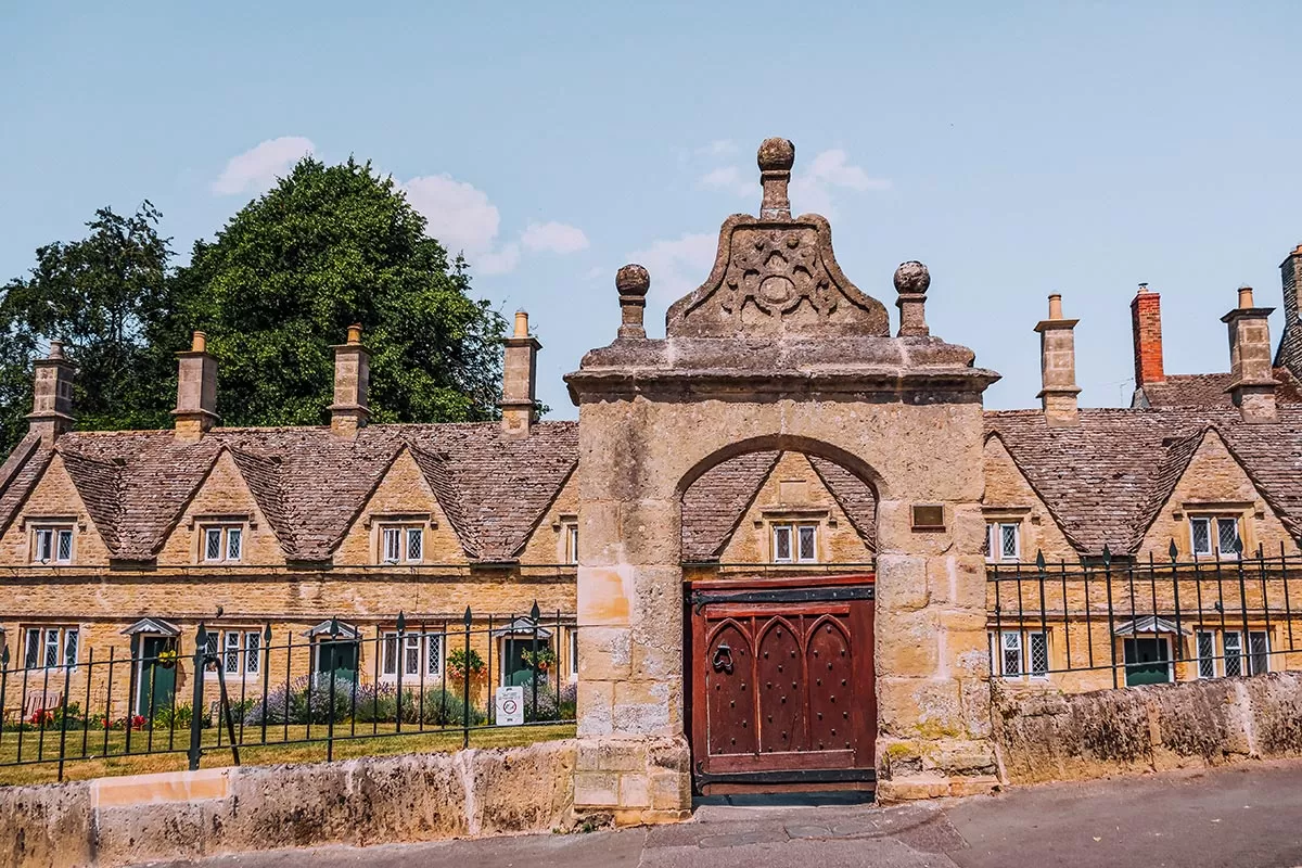 Cotswolds Best Villages - Chipping Norton - Row of handsome almshouses near St Mary's Church