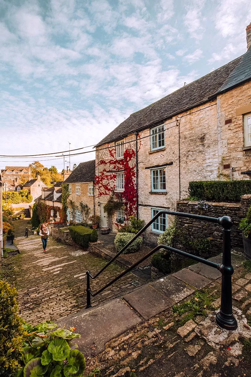 Cotswolds Best Villages - Tetbury - Walking along Chipping Steps