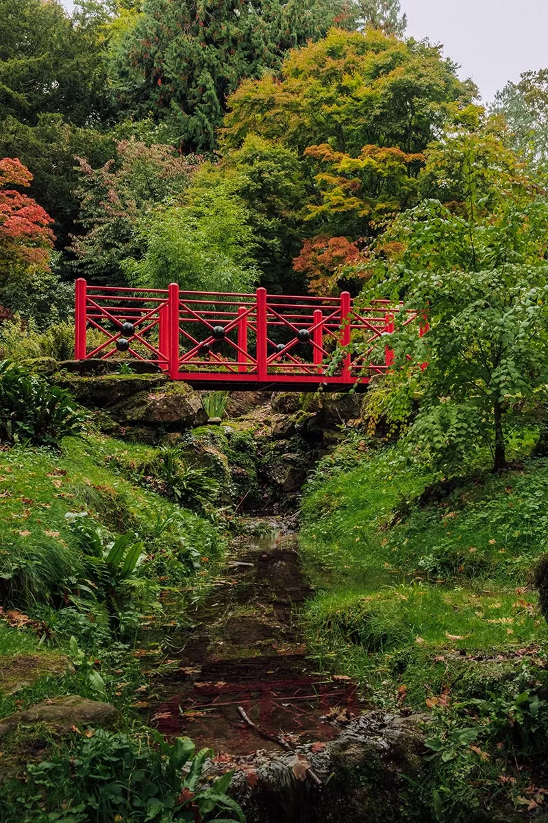 Things to do in Moreton-in-Marsh - The Cotswolds - The Batsford Arboretum - Red Bridge