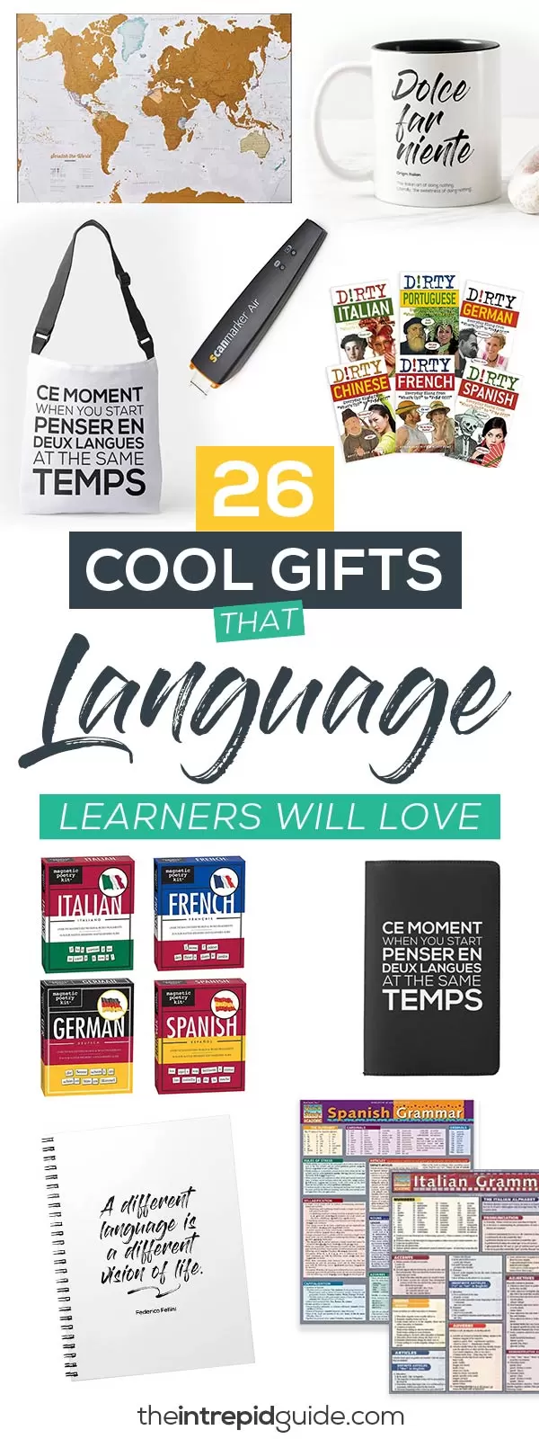 Gifts for language learners and travellers 2021