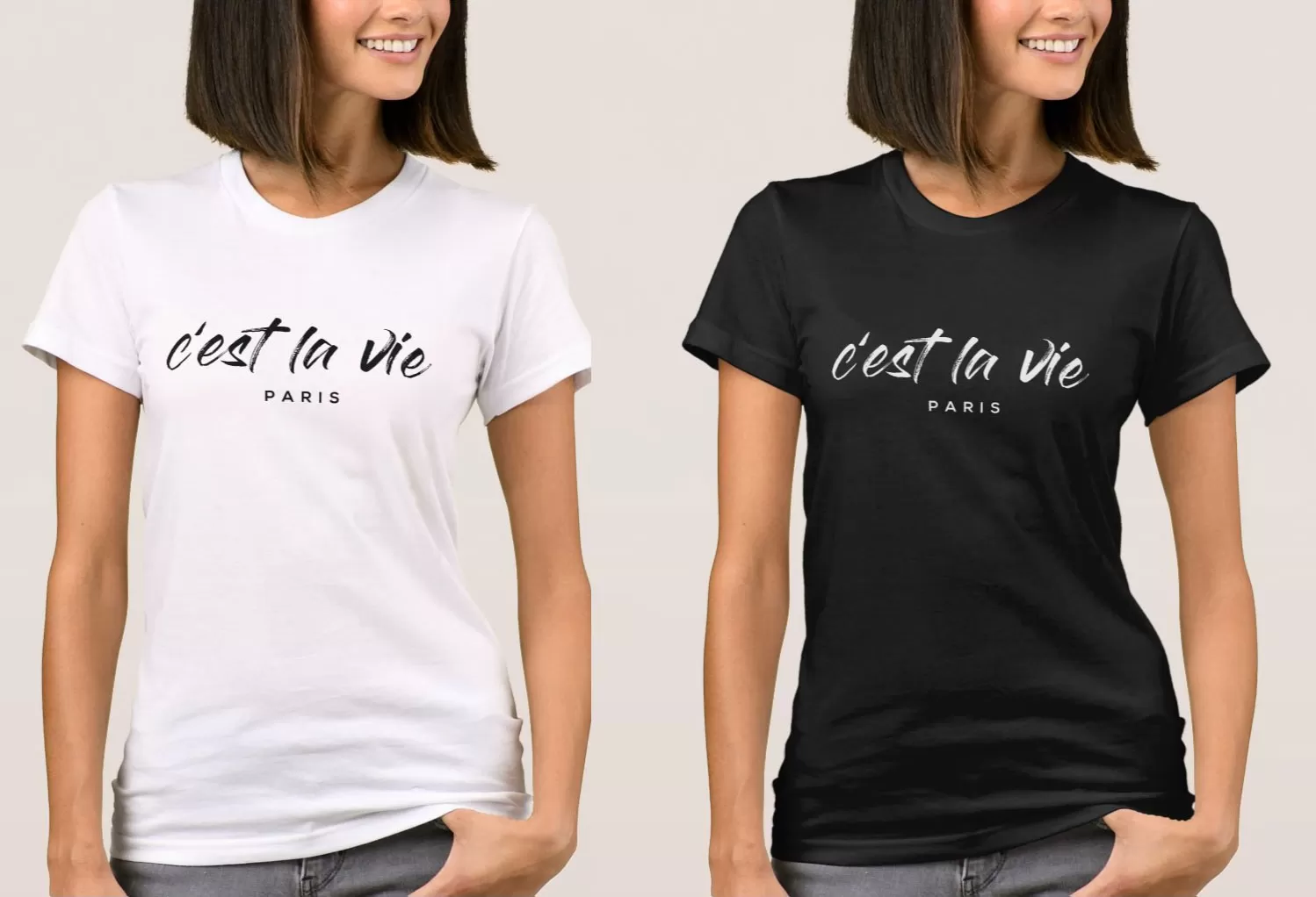 Gifts for language learners and travellers - C'est La Vie T-Shirt