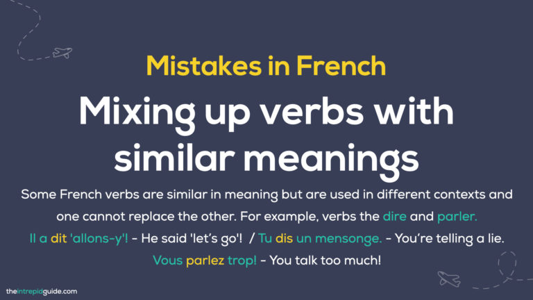 22 Most Common French Grammar Mistakes [& How to Avoid Them] - The ...