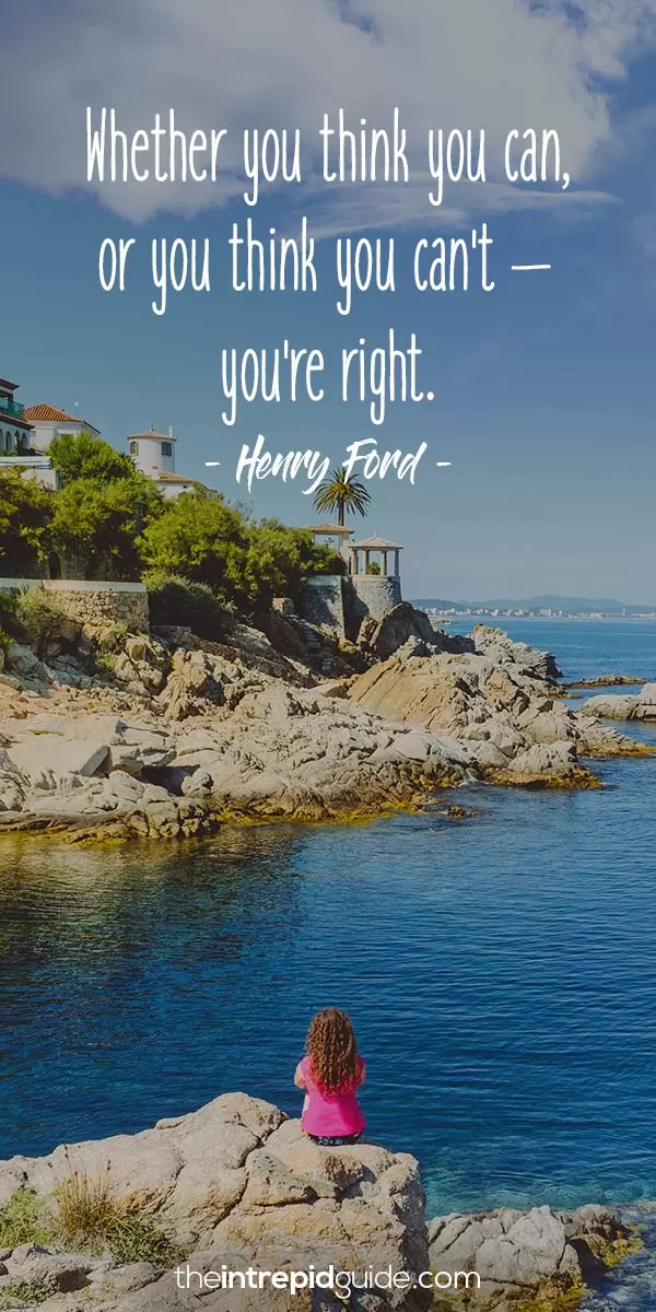 How to get fluent tips - Inspirational Quote - Whether you think you can, or you think you can't – you're right - Henry Ford