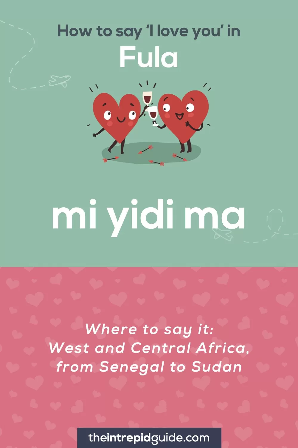 How to say I love you in different languages - Fula - mi yidi ma