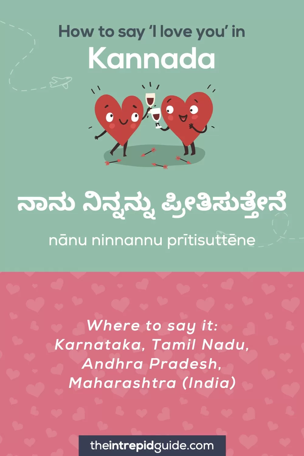 How to say I love you in different languages - Kannada - ನಾನು ನಿನ್ನನ್ನು ಪ್ರೀತಿಸುತ್ತೇನೆ