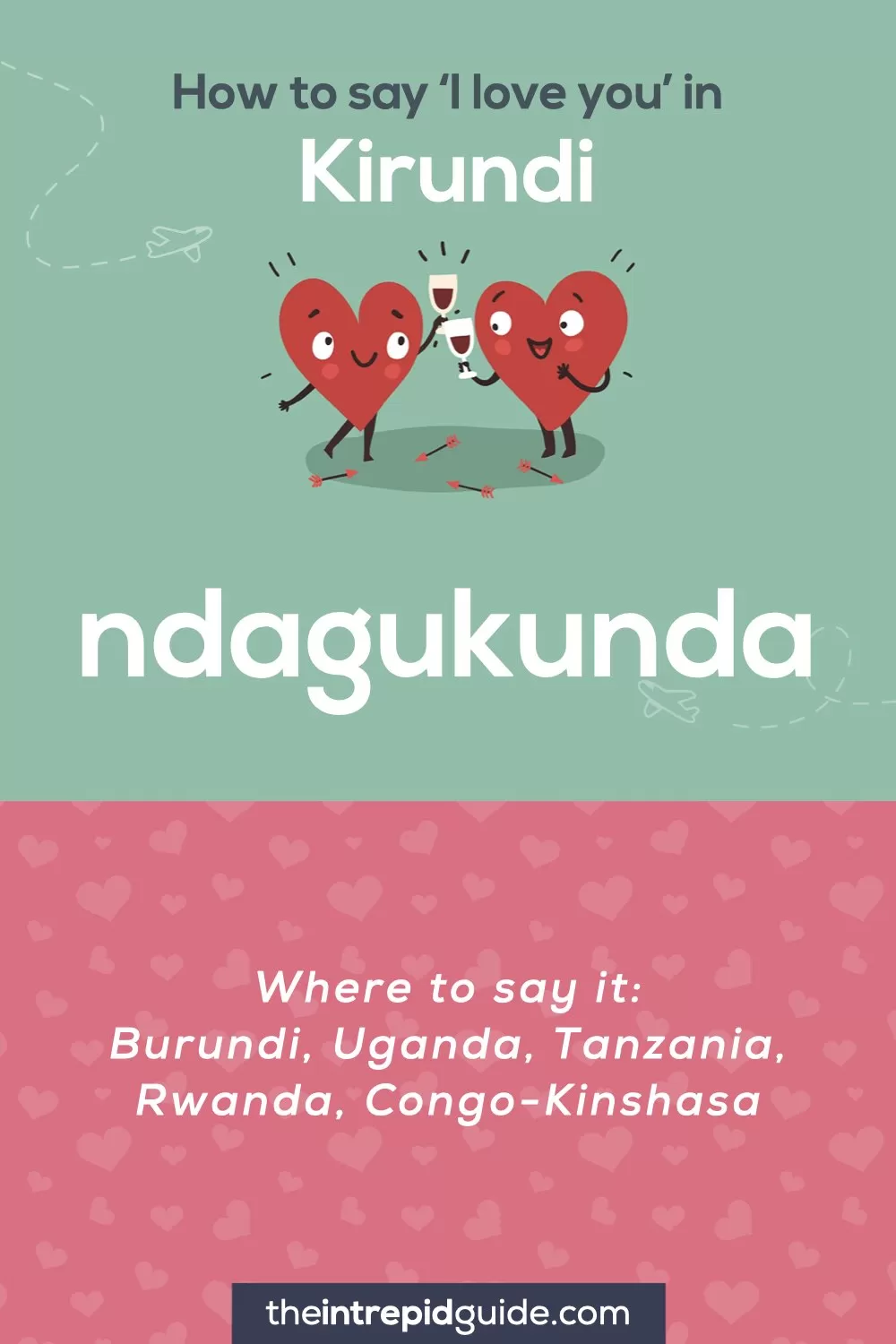 How to say I love you in different languages - Kirundi - ndagukunda