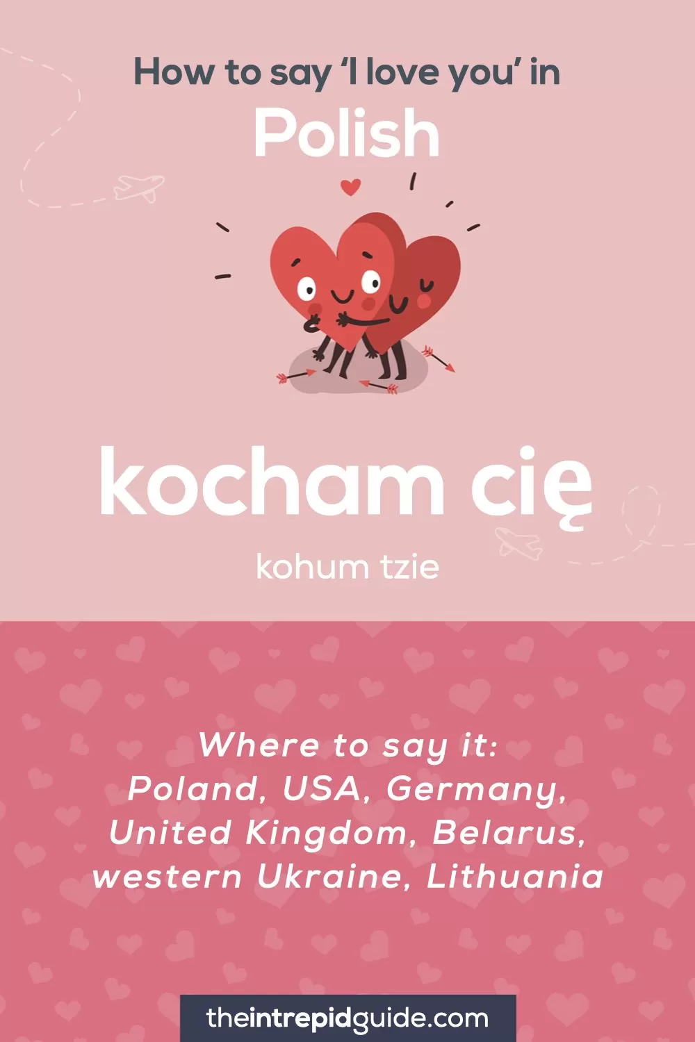 How to say I love you in different languages - Polish - kocham cię