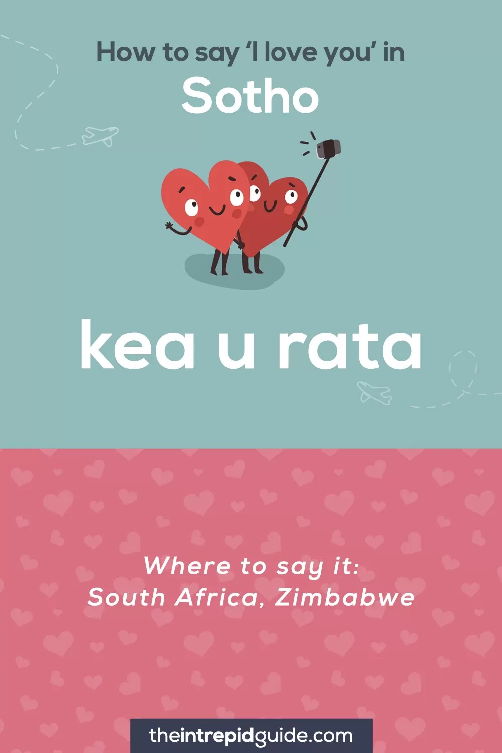 How to say I love you in different languages - Sotho - kea u rata