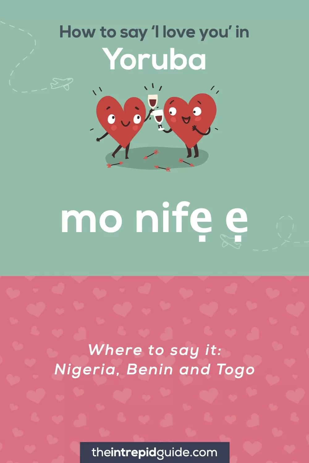How to say I love you in different languages - Yoruba - mo nifẹ ẹ