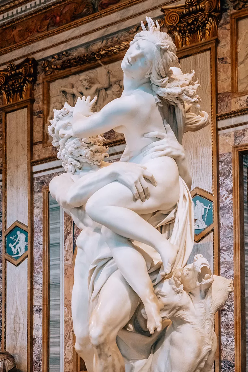 Unique Things to do in Rome - Galleria Borghese - The Rape of Proserpina - Bernini
