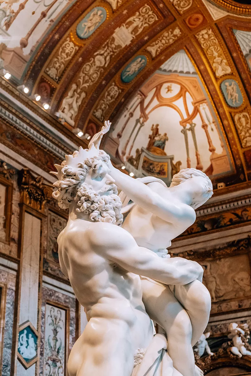 Unique Things to do in Rome - Galleria Borghese - The Rape of Proserpina by Gian Lorenzo Bernini