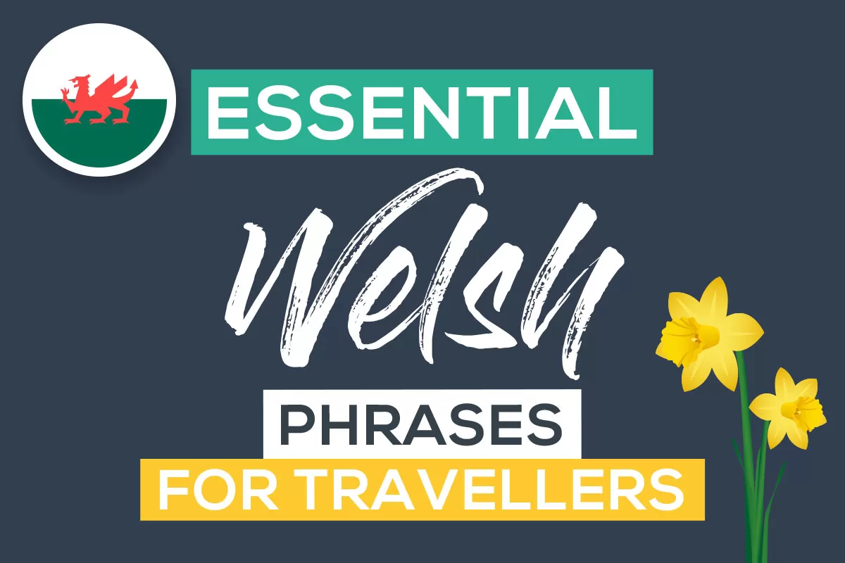 Essential Welsh Phrases for Travel with infographic