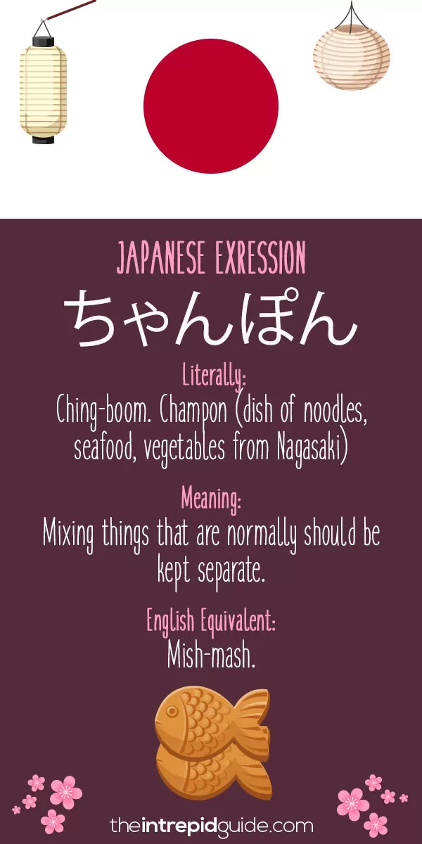 Japanese Idioms - Mish-mash