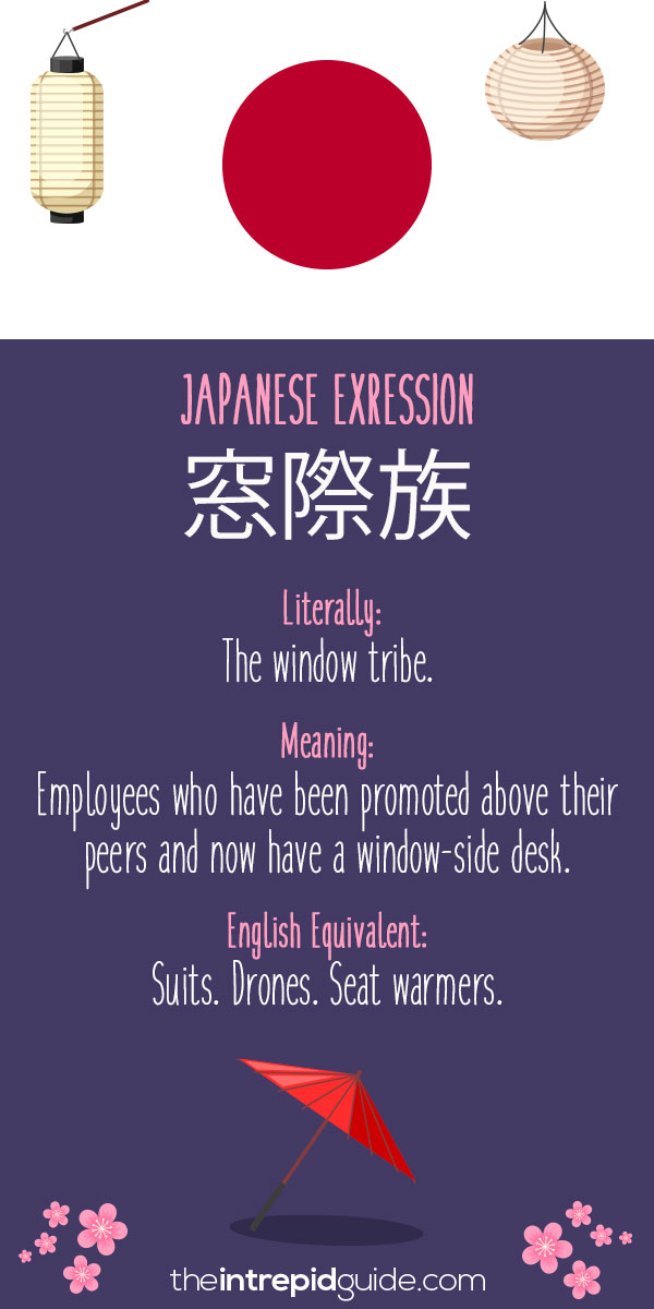 Japanese Idioms - Suits. Drones. Seat warmers