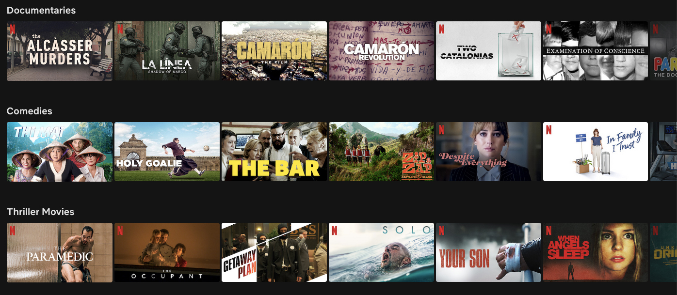 Language Learning with Netflix - Explore different categories and genres of content