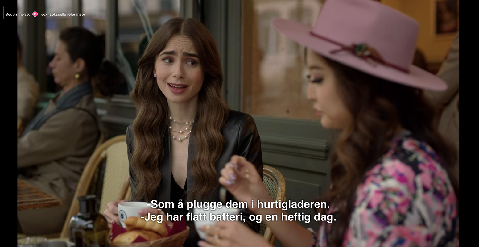 Language Learning with Netflix - Watching Emily in Paris with Norwegian Subtitles