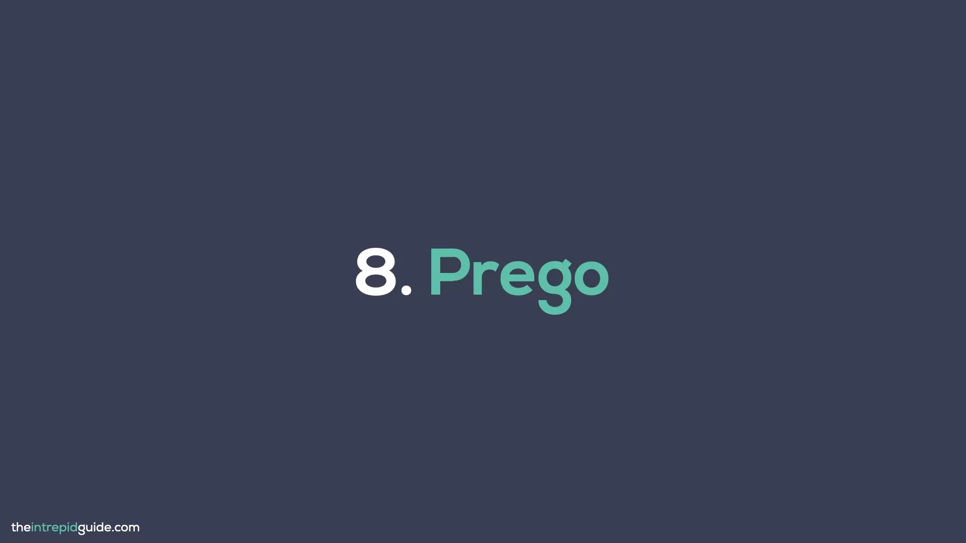 How to say Please in Italian - Prego