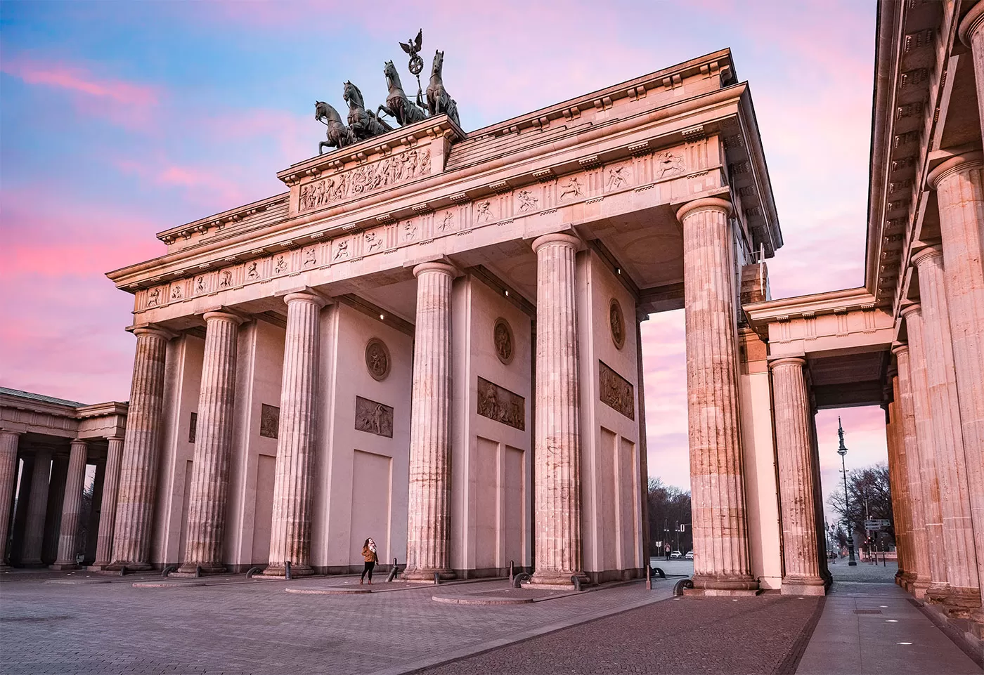 Is German hard to learn - Brandenburg Gate at sunrise