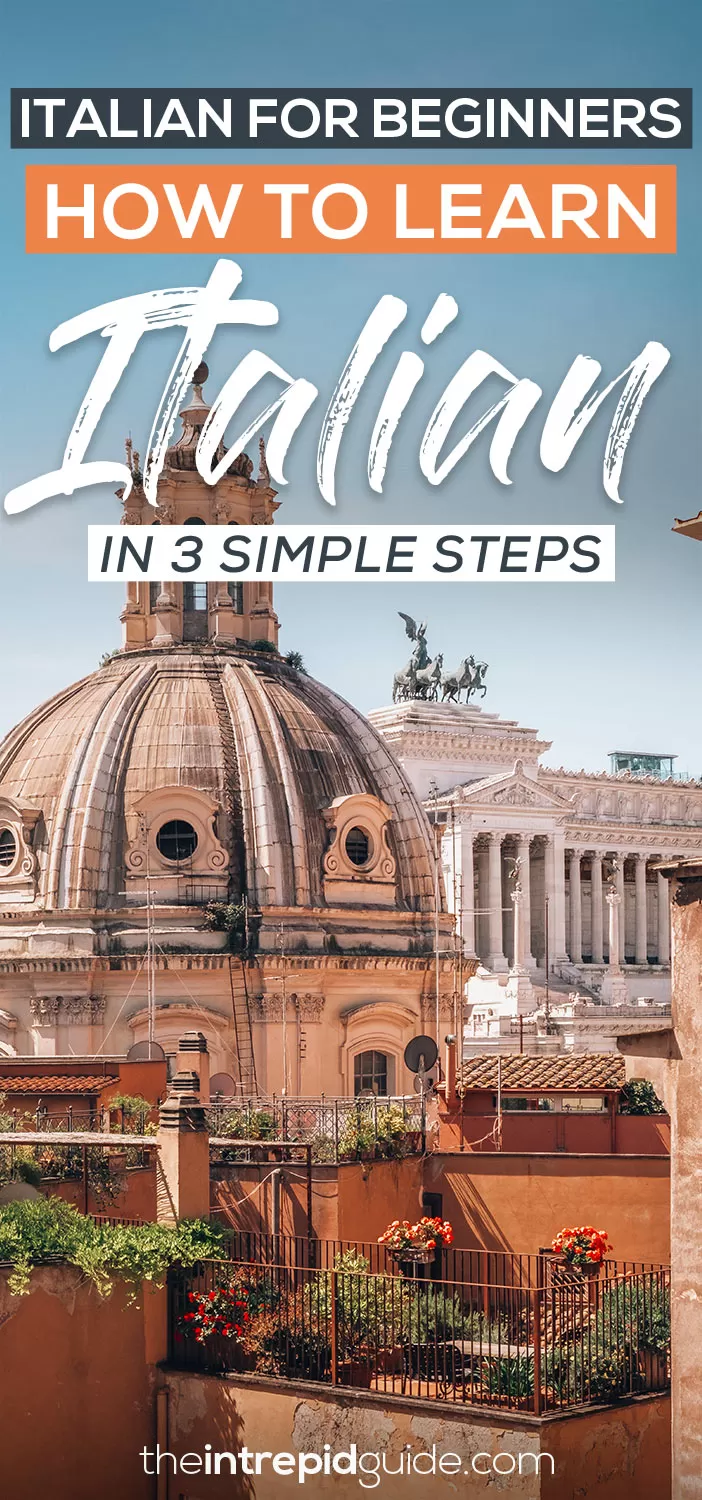 Italian for Beginners - How to learn Italian Step-by-Step