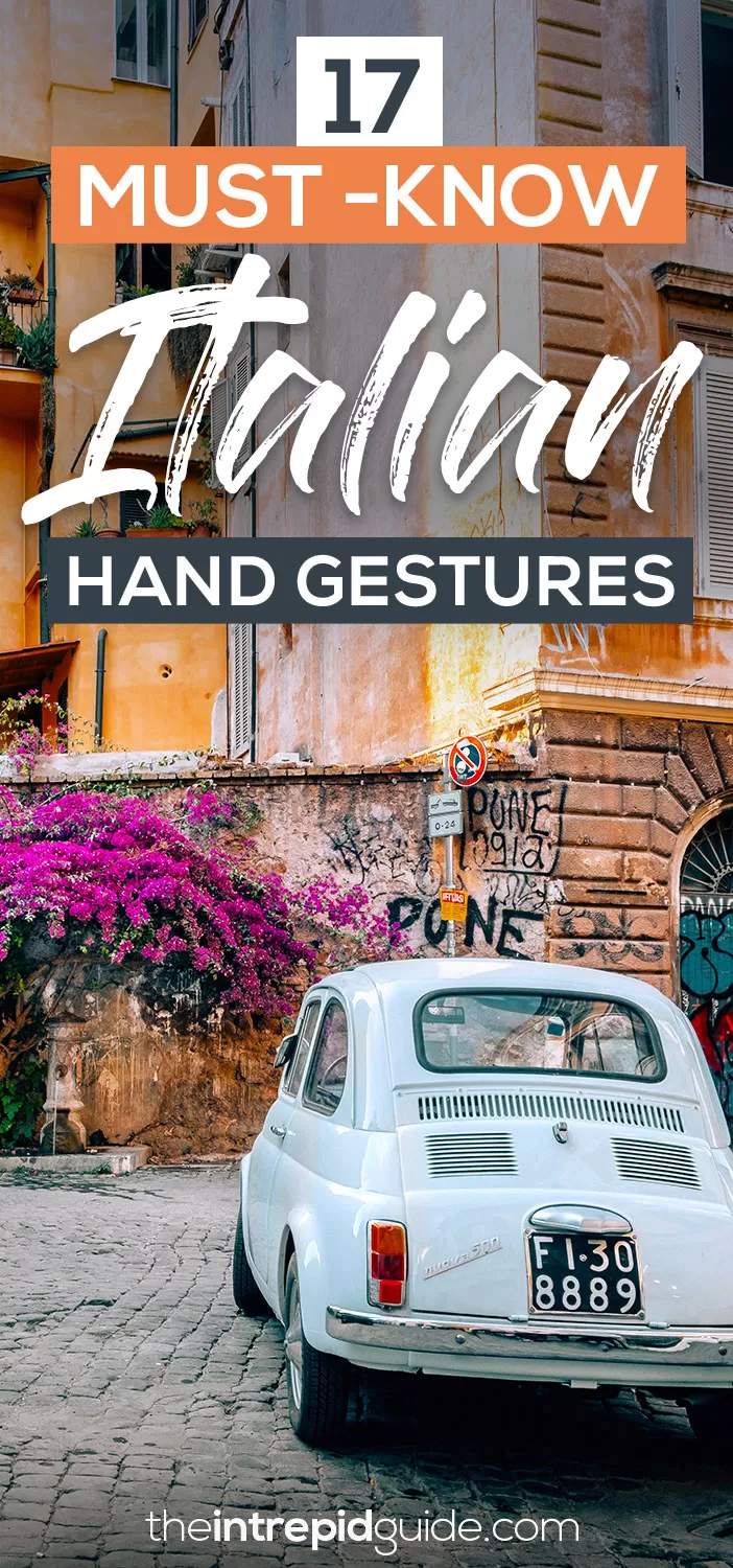 Italian Hand Gestures - The Ultimate Guide to 'Speaking' Italian