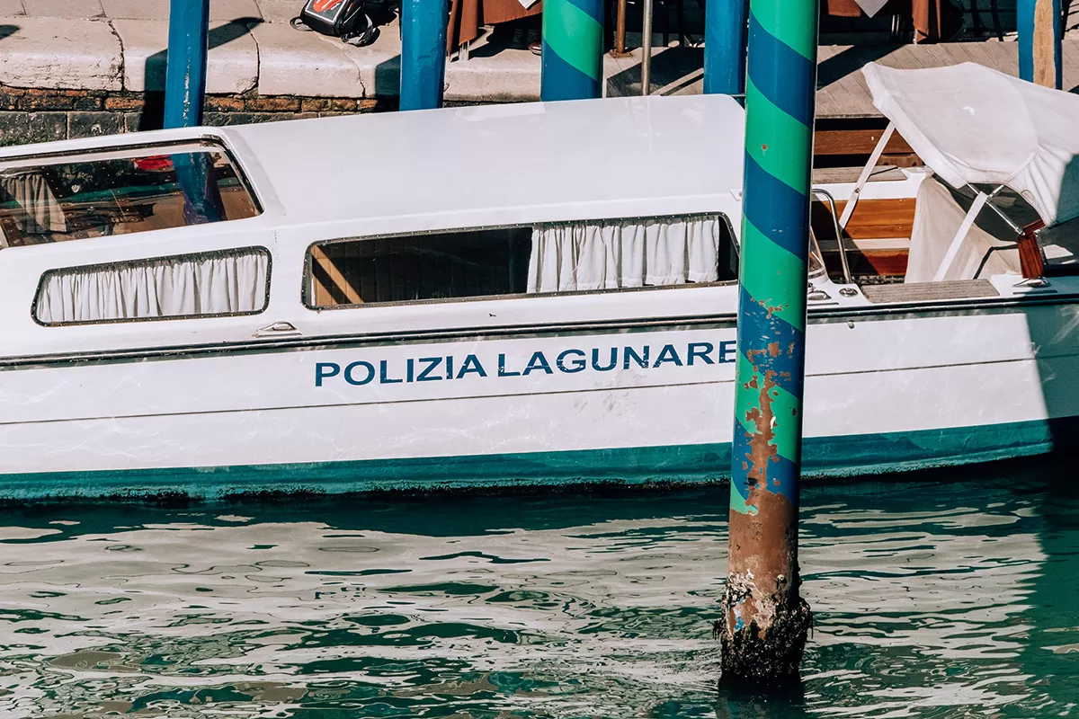 Venetian Words - Polizia Lagunare (Lagoon Police)