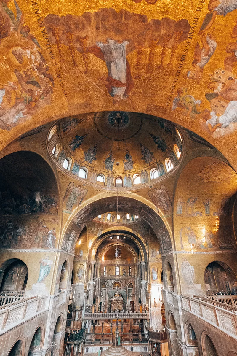 Unique Things to Do in Venice - See the mosaic's inside St. Mark's Basilica