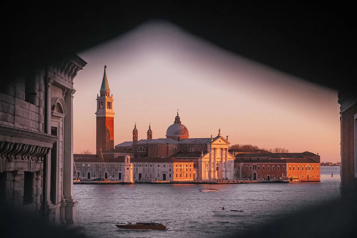 Unique Things to Do in Venice - View from inside the Bridge of Sighs