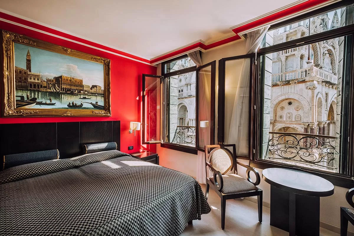 Where to stay in Venice - Room overlooking St. Mark's Square