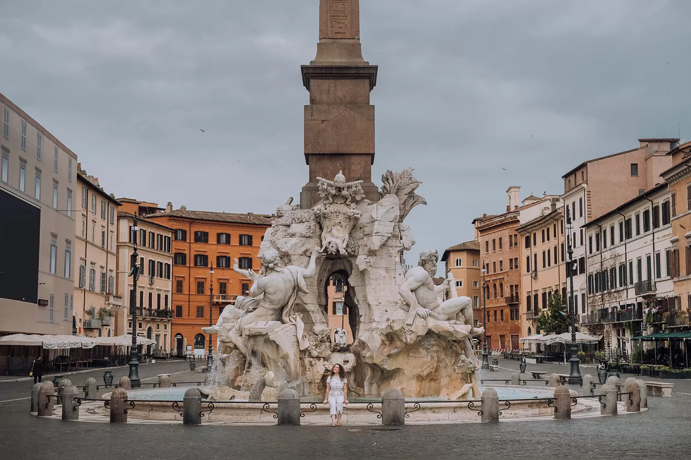 Best area to stay in Rome - Fountains in Piazza Navona