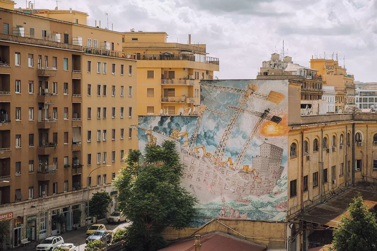 Where to Stay in Rome - Street art in Testaccio