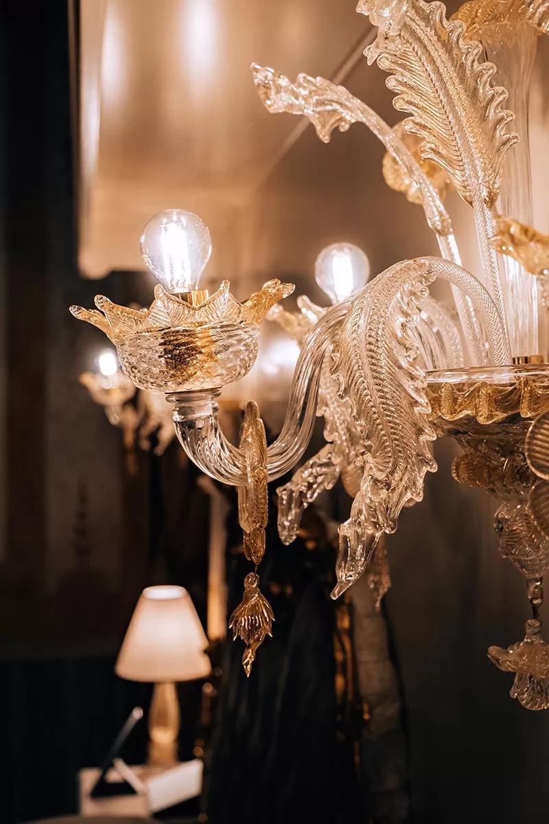 Ca' Bonfadini Historic Experience - Murano Glass light fitting