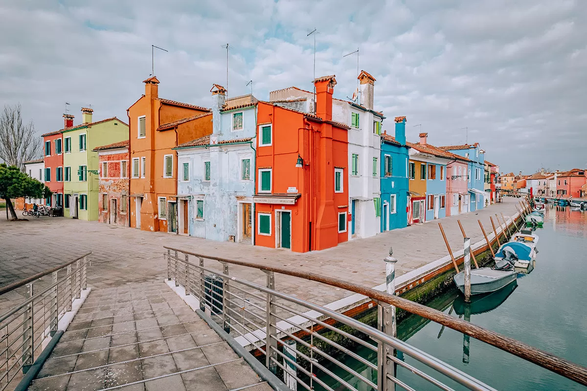 Things to do in Burano Italy - View from Ponte Corte Novello