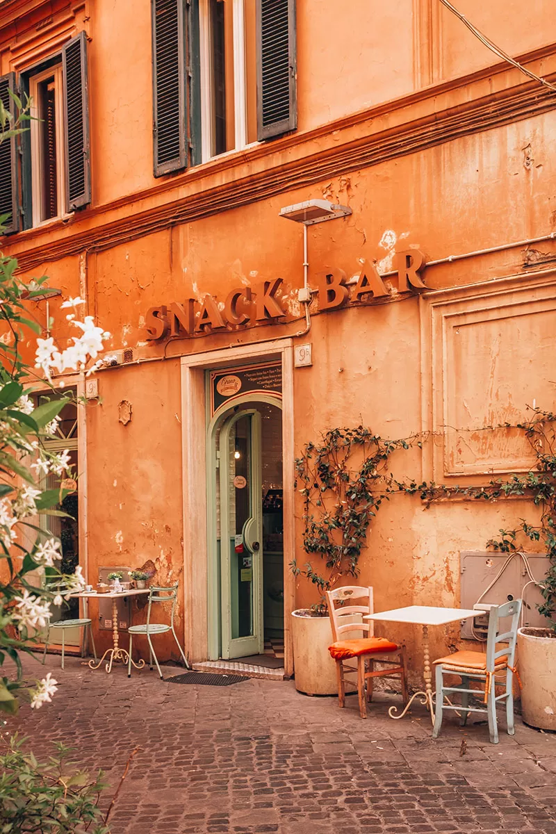Best Hotels in Rome near Spanish Steps - Cafe on Via della Croce